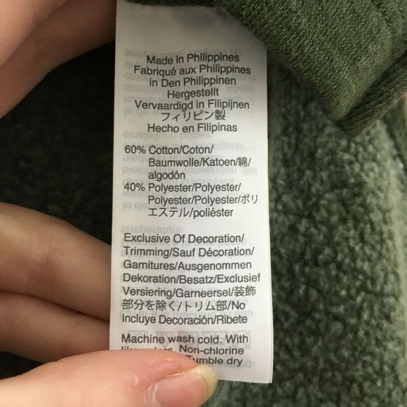 J. Crew Sweater Womens Sz XS Green Knit Buttoned Turtleneck Pullover Tunic‎ - Picture 6 of 8